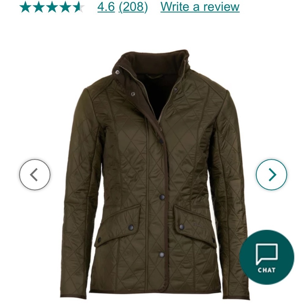 Barbour women’s jacket hunter green
